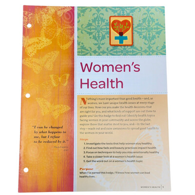 Used Senior Women&#39;s Health Badge Requirements
