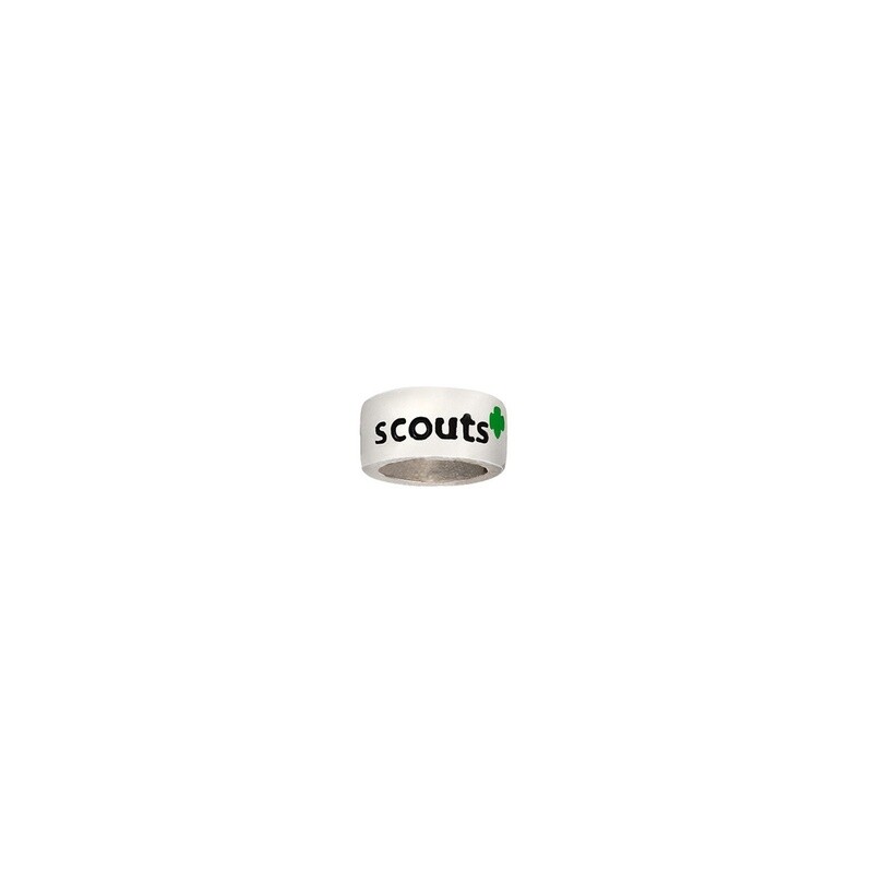 Girl Scout Charming Jewelry Collection Logo Slider Charm — Silvertone