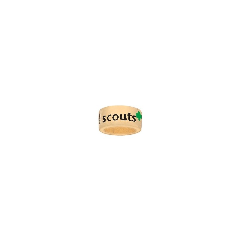 Girl Scout Charming Jewelry Collection Logo Slider Charm — Goldtone