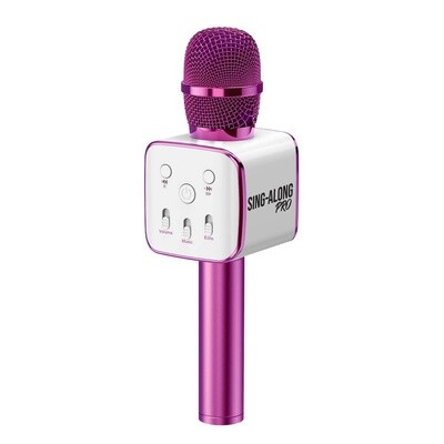 Sing-Along Pro Karaoke Microphone Speaker — Pink