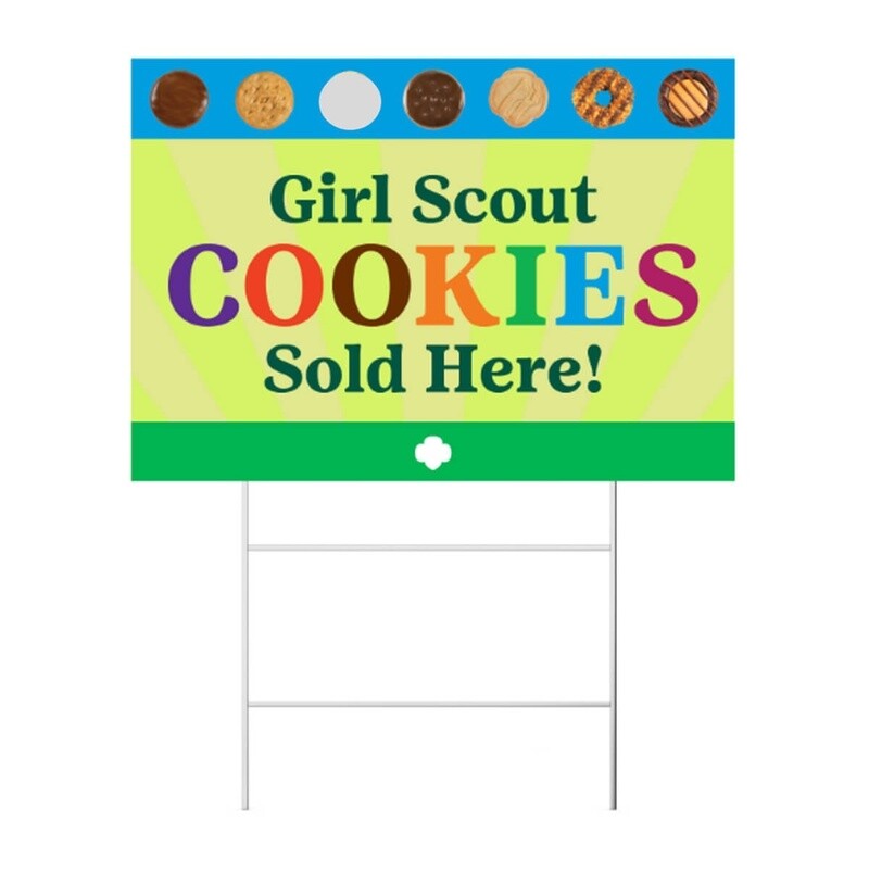Cookie Yard Sign + Stake 2025