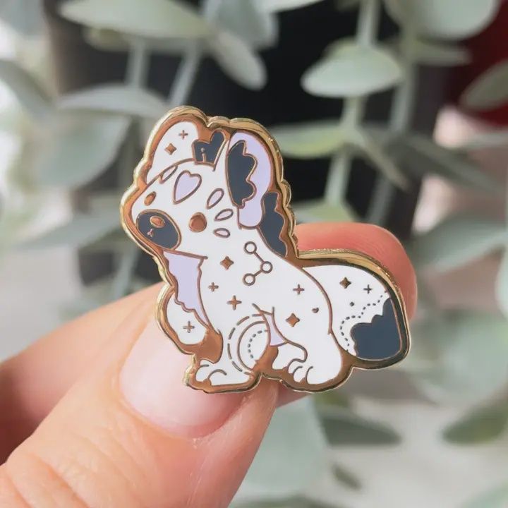 Cosmic Hyena Hard Enamel Pin