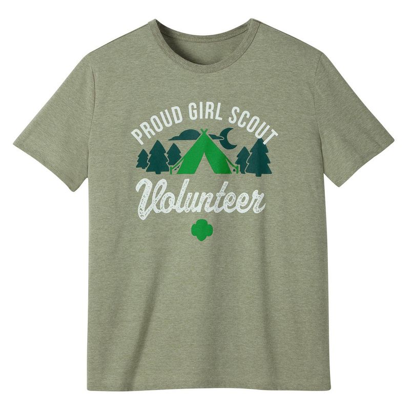 Proud Girl Scout Volunteer T-Shirt — Adult
