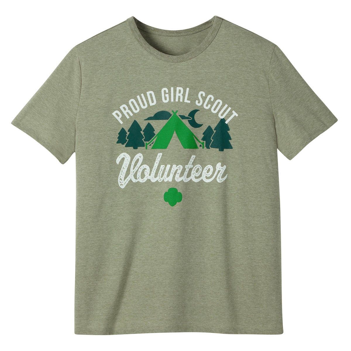 Proud Girl Scout Volunteer T-Shirt — Adult, Size: SM