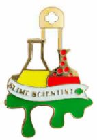 Personal Slime Scientist Pin