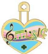 Musical Notes Personal Pin