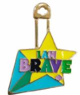 I Am Brave Personal Pin