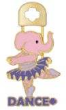 Dance Elephant Personal Pin