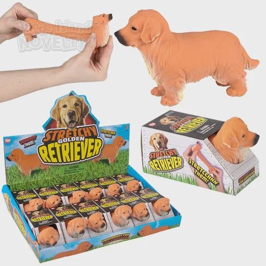 Stretchy Golden Retriever 5.25&quot;