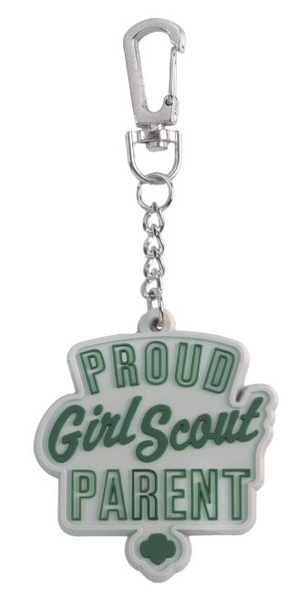 Proud Girl Scout Parent Keychain