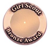 Bronze High Award Disc Backer