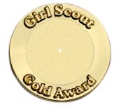 Gold High Award Disc Backer