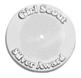 Silver High Award Disc Backer