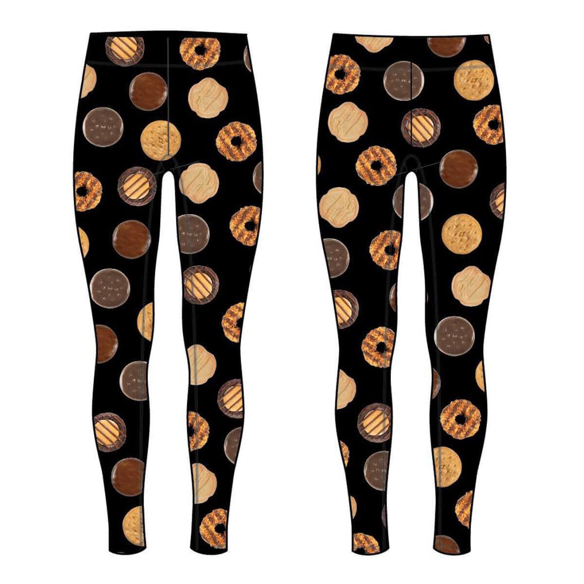 Women&#39;s Photo Cookie Leggings, Size: XS