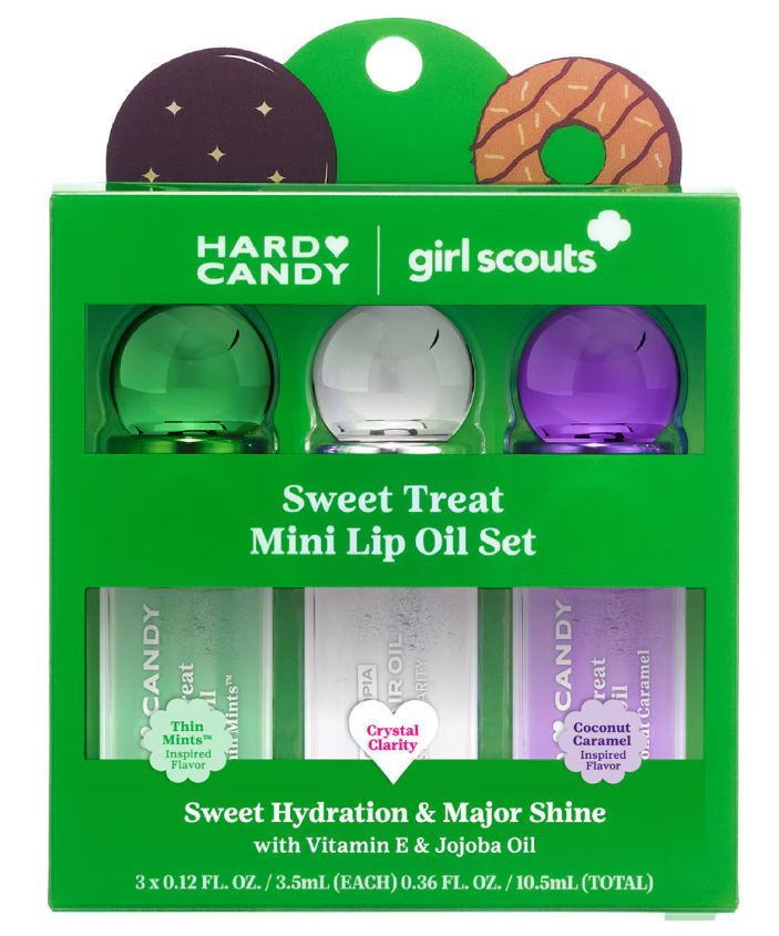 Hard Candy x Girl Scouts Sweet Treat Lip Oil Minis - 3 Pack