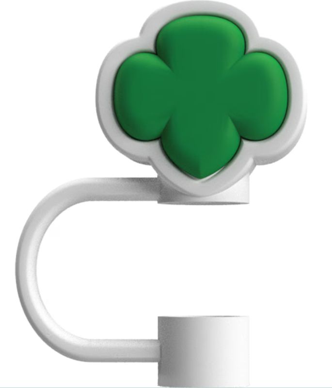 Trefoil Fun Finds Straw Cover