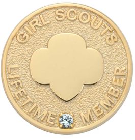 Girl Scout Lifetime Membership Pin