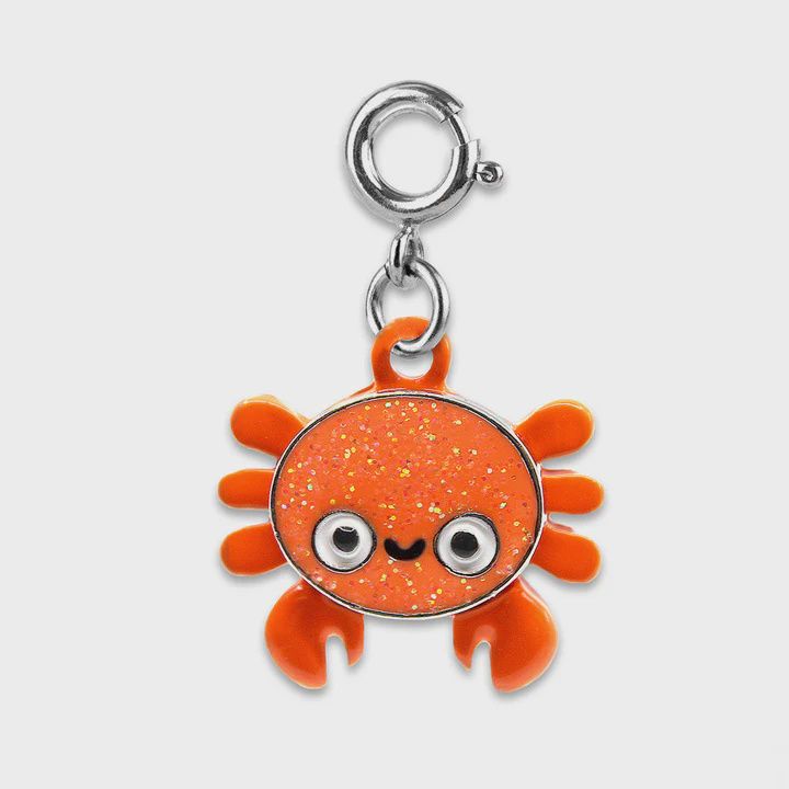 Glitter Crab Charm