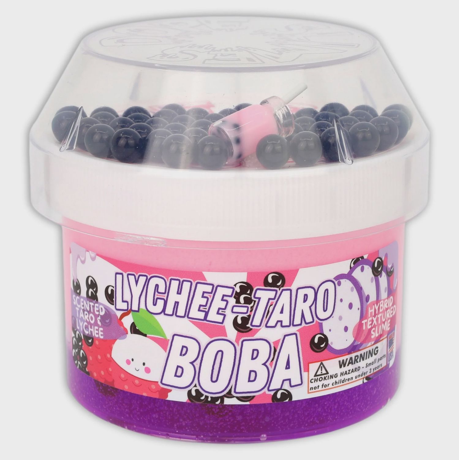 Lychee-Taro Boba - Hybrid Slime