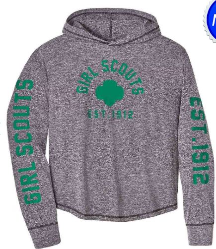 Hooded Sporty Long Sleeve T-Shirt, Size: YXS