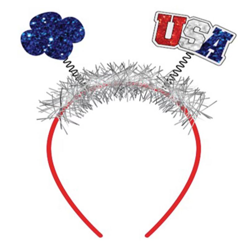 Red, White, and Blue Head Bopper