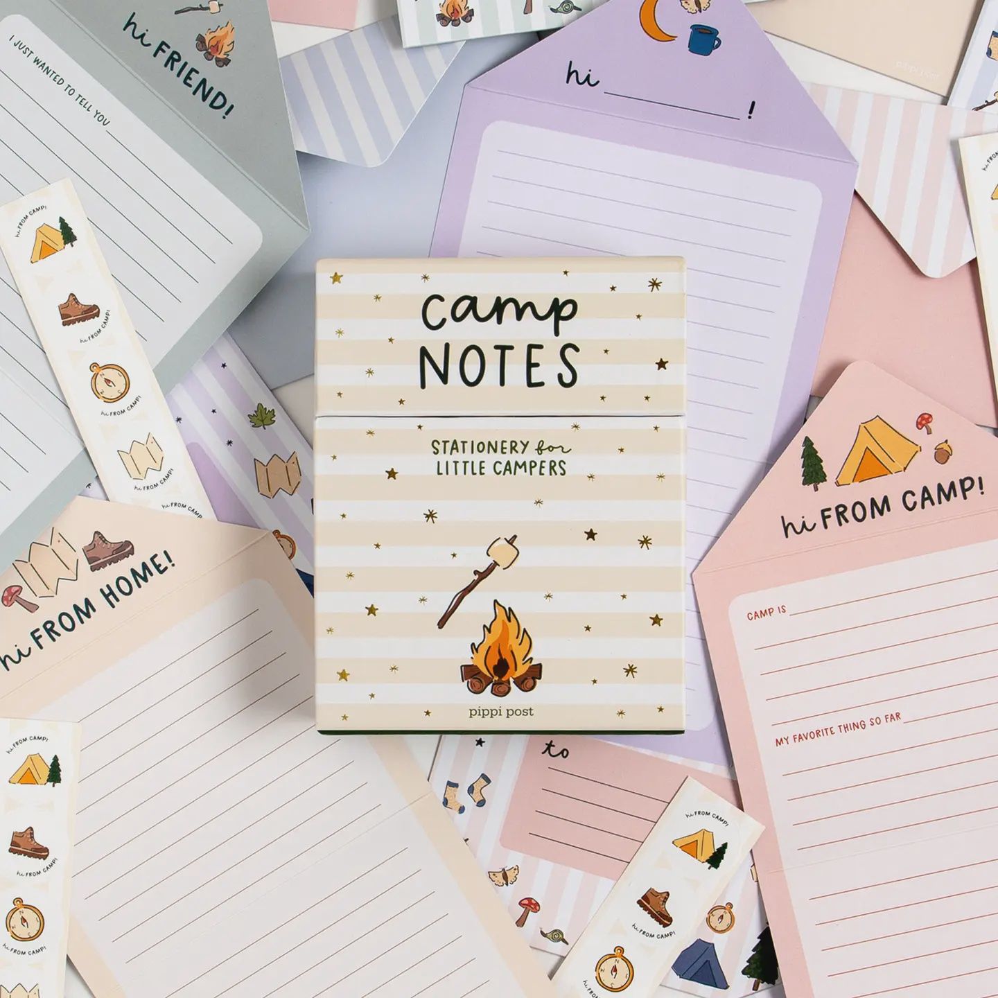 Camp Notes Stationary