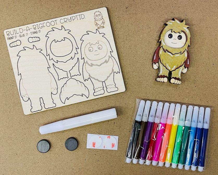 Build a Magnet Craft Kit, Type: Big Foot