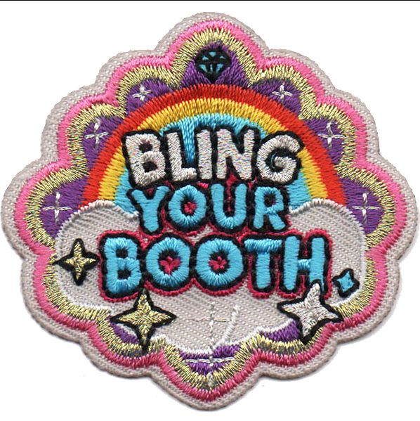 Bling Your Booth Fun Patch