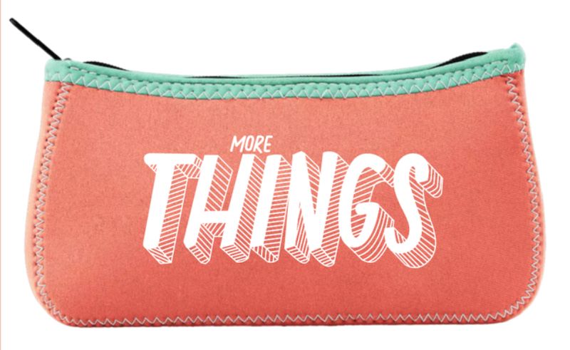 More Things Canoe Shaped Zipper Pouch