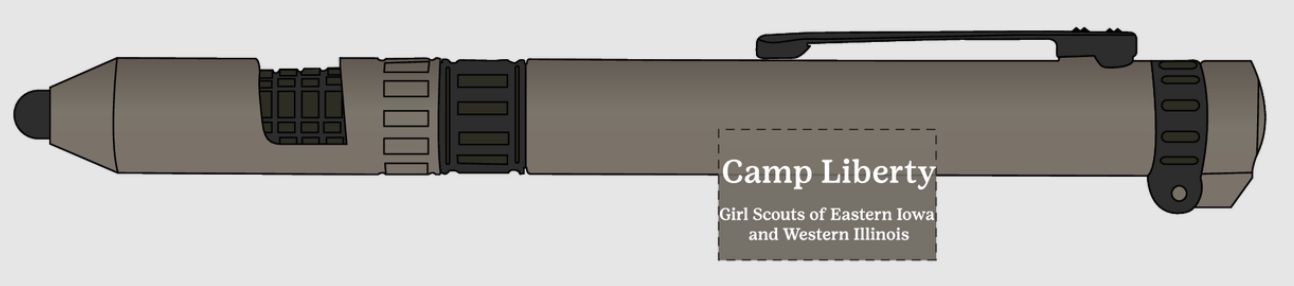 6-in-1 Camp Liberty Multi Pen