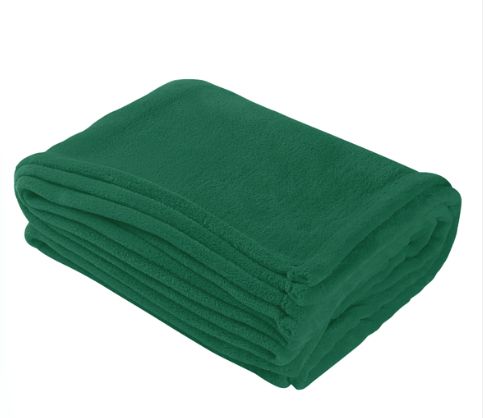 Camp Liberty Embroidered Chenille Blanket