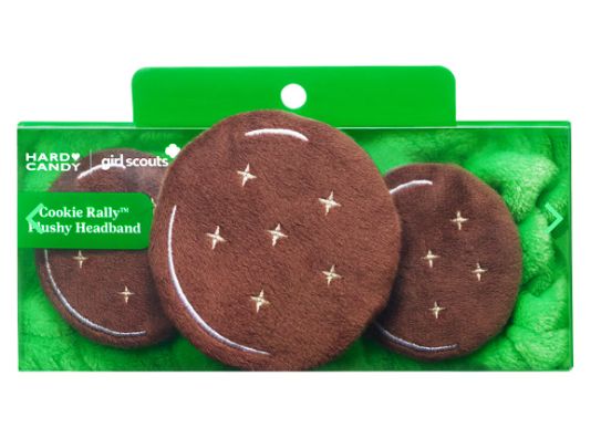 Hard Candy X Girl Scouts Cookie Rally Plushy Headband- Thin Mints