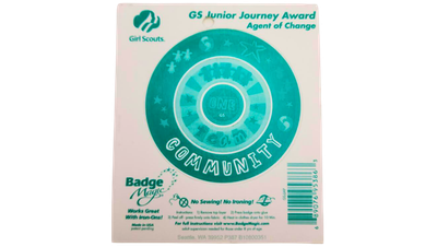 Badge Magic Girl Scout Junior Agent Change Journey Award
