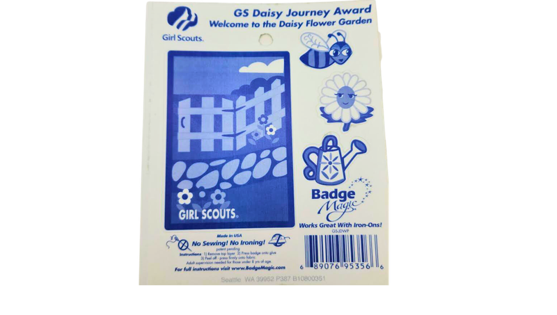 Badge Magic Girl Scout Daisy Flower Garden Journey Award
