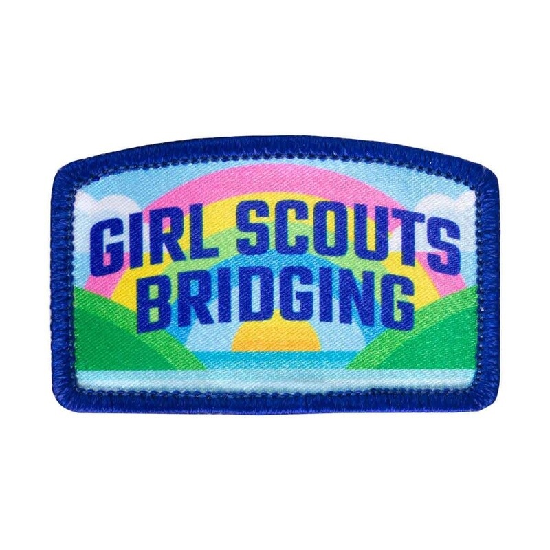 DISCONTINUED-Girl Scouts Bridging Sew-On Patch