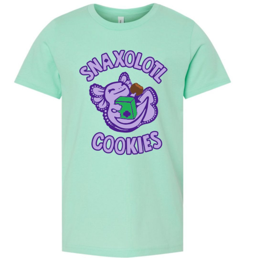 Snaxolotl T-shirt, Size: YS