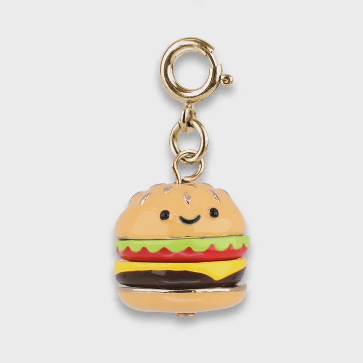 Gold Cheeseburger Charm