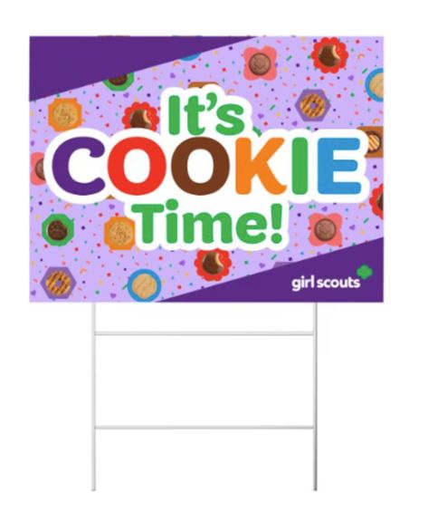 Cookie Yard Sign + Stake 2026
