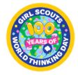 World Thinking Day 100 Years Fun Patch 2026