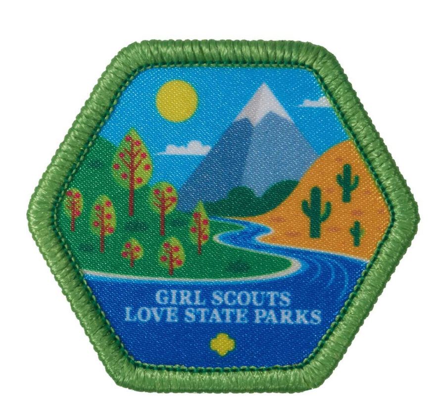 Girl Scouts Love State Parks 2026 Sew-On Patch