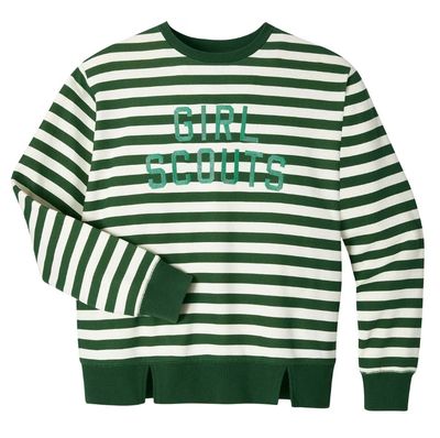 Striped Slouch Sweatshirt