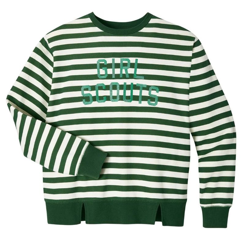 Striped Slouch Sweatshirt