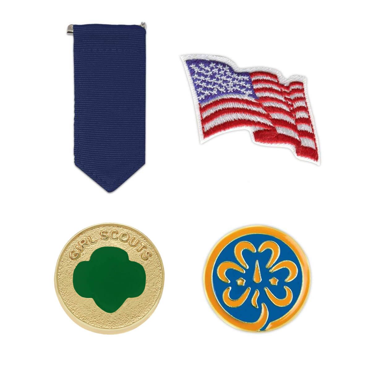 Girl Scout Cadette, Senior And Ambassador Insignia Pack