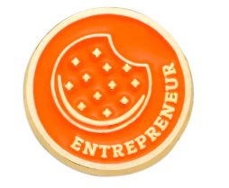 Senior Cookie Entrepreneur Family Pin