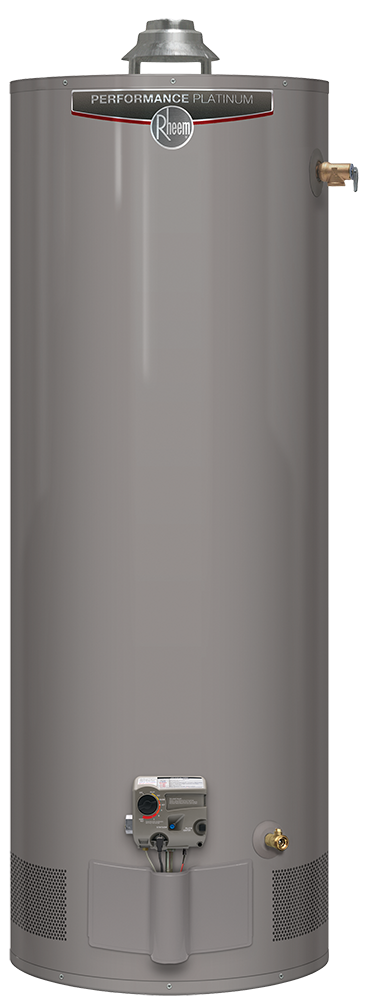 Rheem Natural Gas 50 Gallon 12-Year Performance Platinum Tank Water Heater
