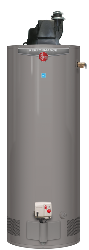 Rheem Natural Gas: 40 Gallon 6-Year, Power Vent - Performance