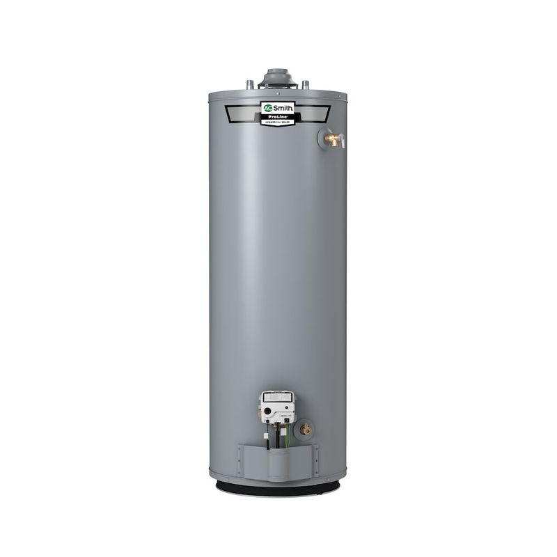 A.O. Smith Natural Gas: 40 Gallon, 10-year - [ProLine]   Don't let this deal pass you up! Save $500 on this COMMERCIAL grade product! Advanced features requires less maintenance and extends lifespan.