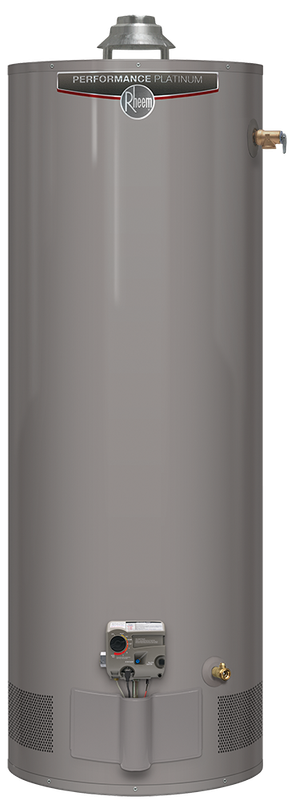 Rheem Natural Gas: 50 Gallon, 12-Year - Performance Platinum