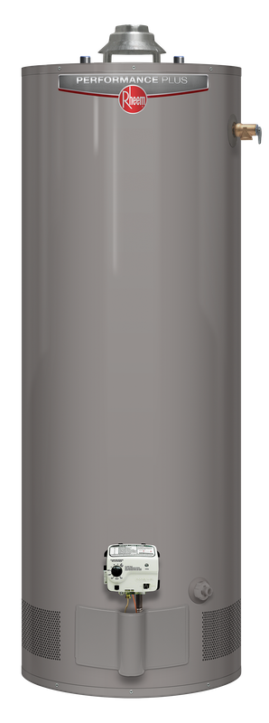 Rheem Natural Gas: 40 Gallon, 9-Year - Performance Plus (Short)