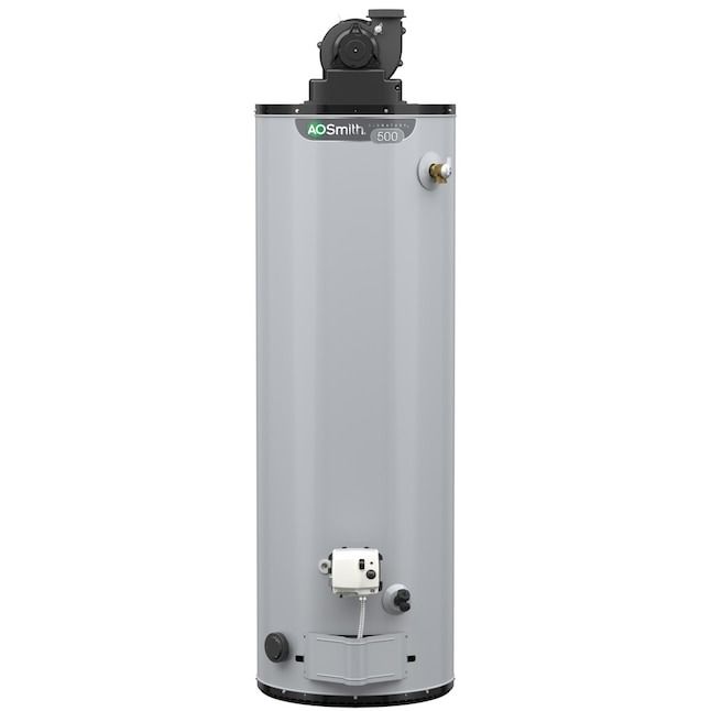 A.O. Smith: 40 Gallon, 6-Year | Natural Gas, Power Vent [Signature 500 Series]
